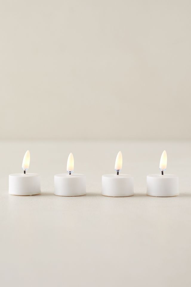 Flameless Tea Lights, Set of 4 | Terrain