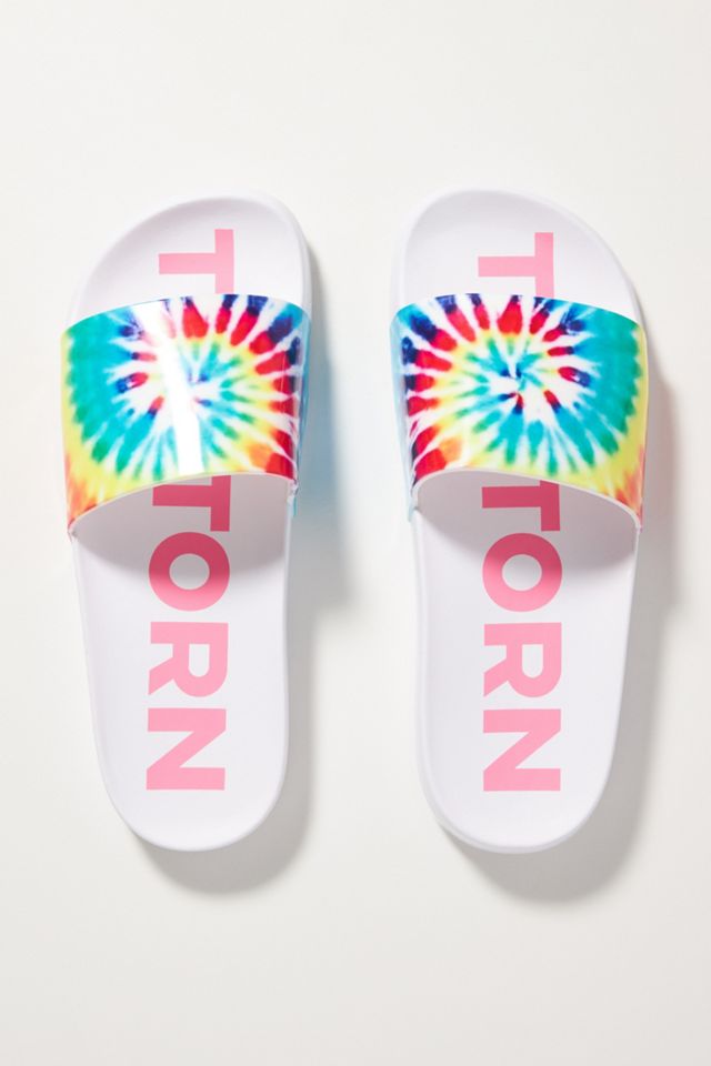 Tretorn Tie-Dye Pool Slides #1