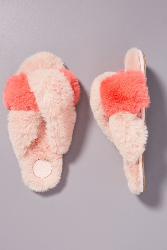 Anthropologie outlet fuzzy slippers