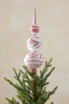 anthropologie tree topper