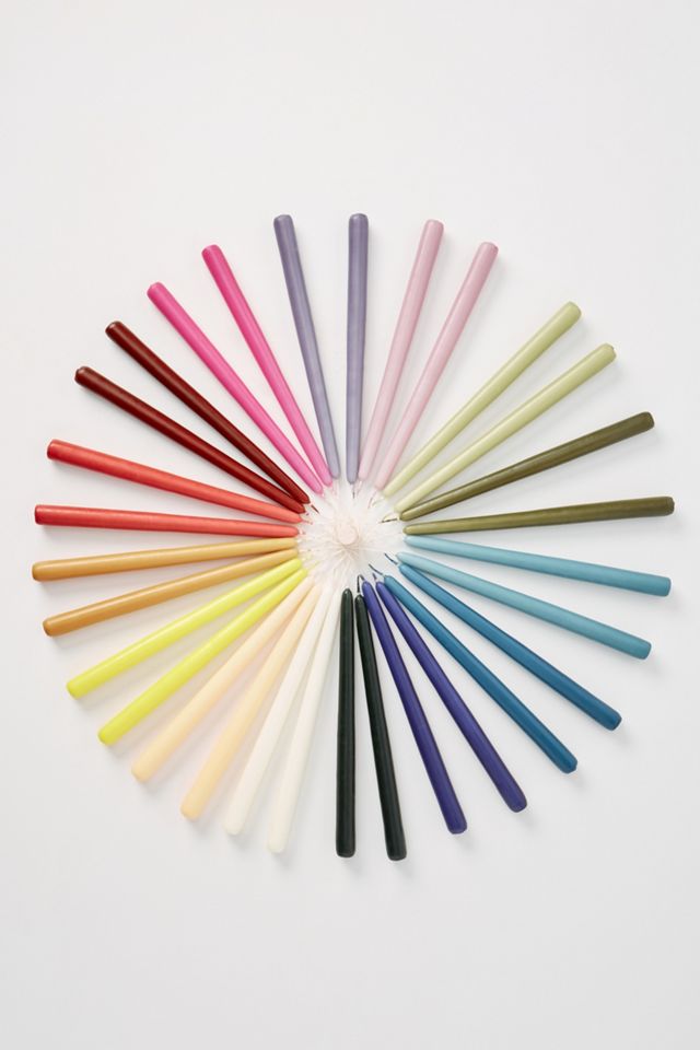 Hand-Dipped Taper Candles, Set of 2 #1