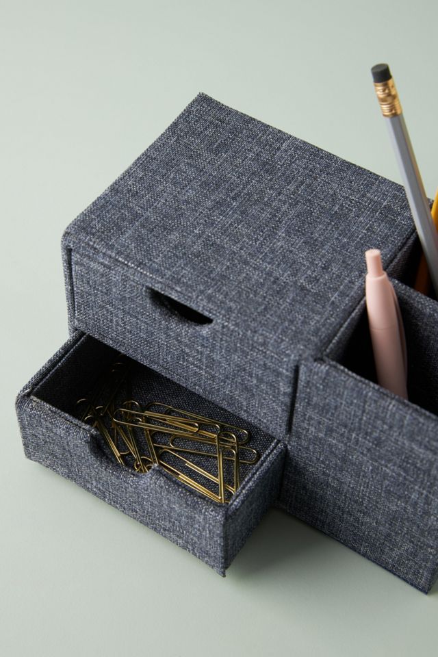 Indigo Desk Organizer #1
