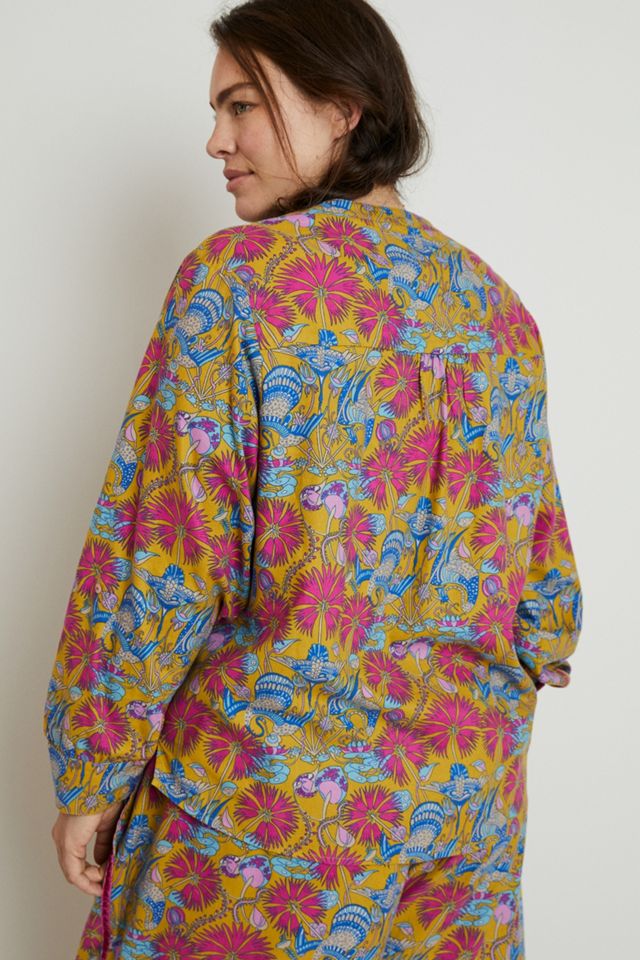 Whimsy Flannel Sleep Top #6