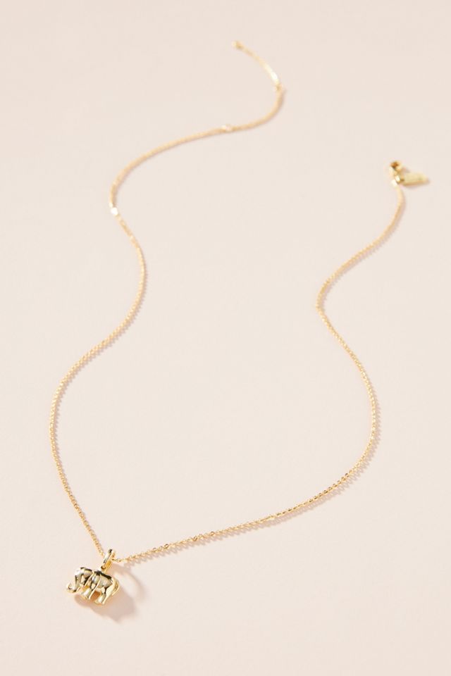 Melinda Maria Elephant Necklace #1
