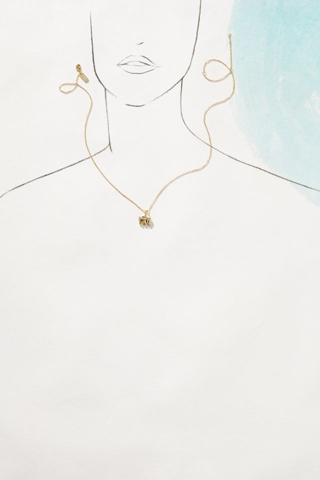 Melinda Maria Elephant Necklace #2