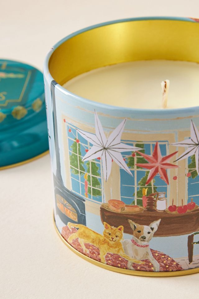 Holiday Tin Candle #1