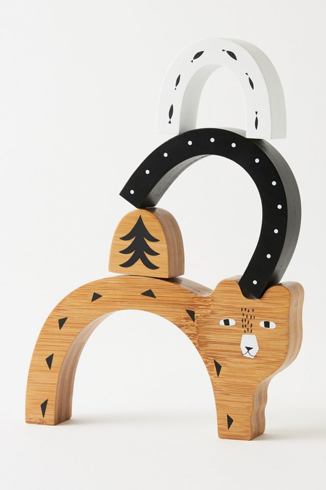 Bamboo Nesting Bear Toy #1