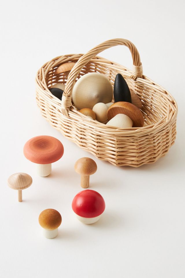 Panier de champignons en bois - Moon Picnic