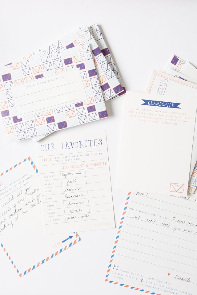 Grandparent and Grandchild Pen Pal Kit #1
