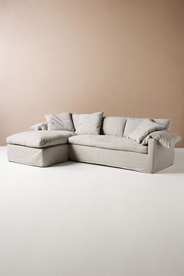 Upcycled Wells Slipcover Reversible Sectional