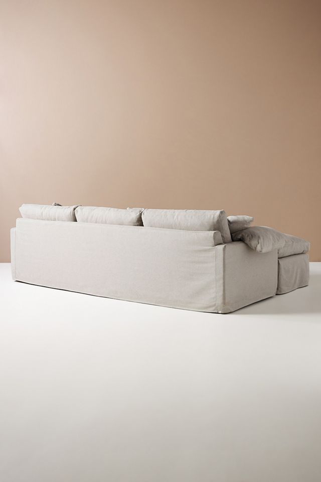 Upcycled Wells Slipcover Reversible Sectional #2