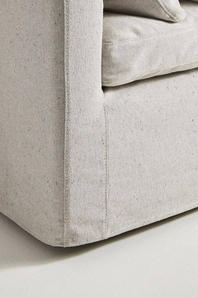 Upcycled Wells Slipcover Reversible Sectional #5