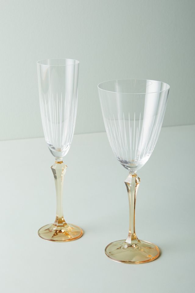Delphine Flutes, Set of 4 #2