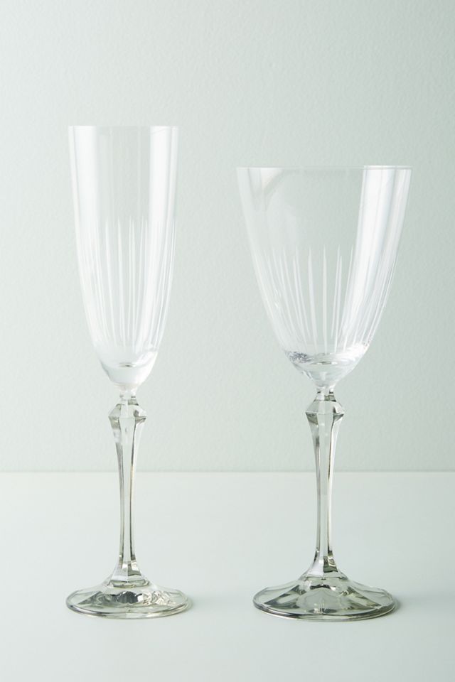 Delphine Flutes, Set of 4 #2