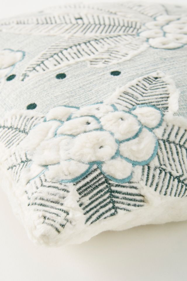 Holly Berry Sherpa Pillow #1