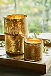 Gold Mercury Glass Candle, Ginger Patchouli #1