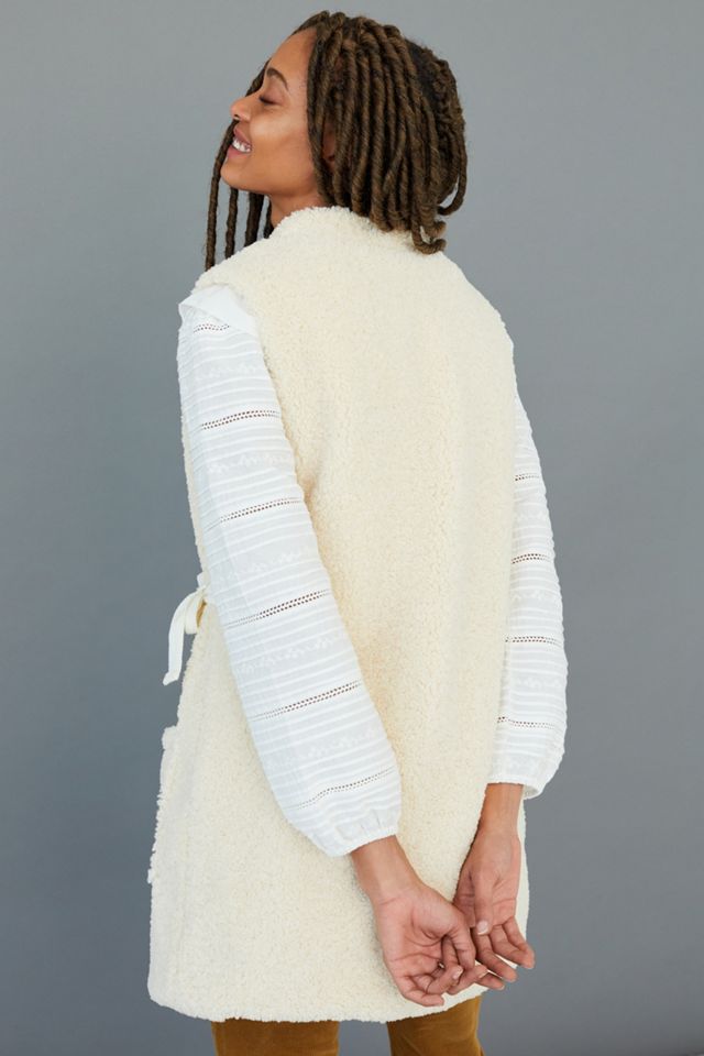 Maddie Sherpa Vest #1