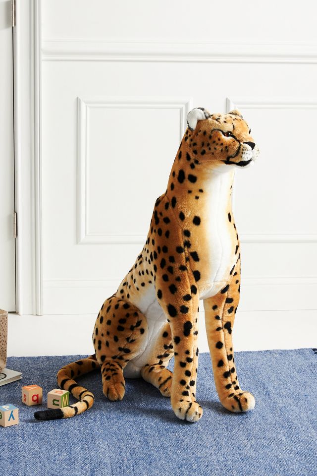 Giant cheetah on sale stuffed animal