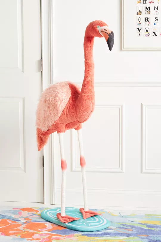 giant stuffed flamingo Cinosural International School