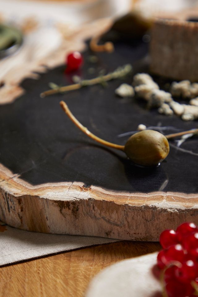 Petrified Wood Serving Board #1