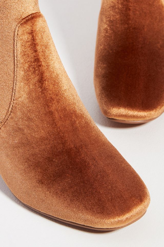 Silent D Careful Velvet Ankle Boots #2