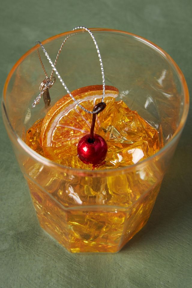 Old Fashioned Cocktail Ornament #1