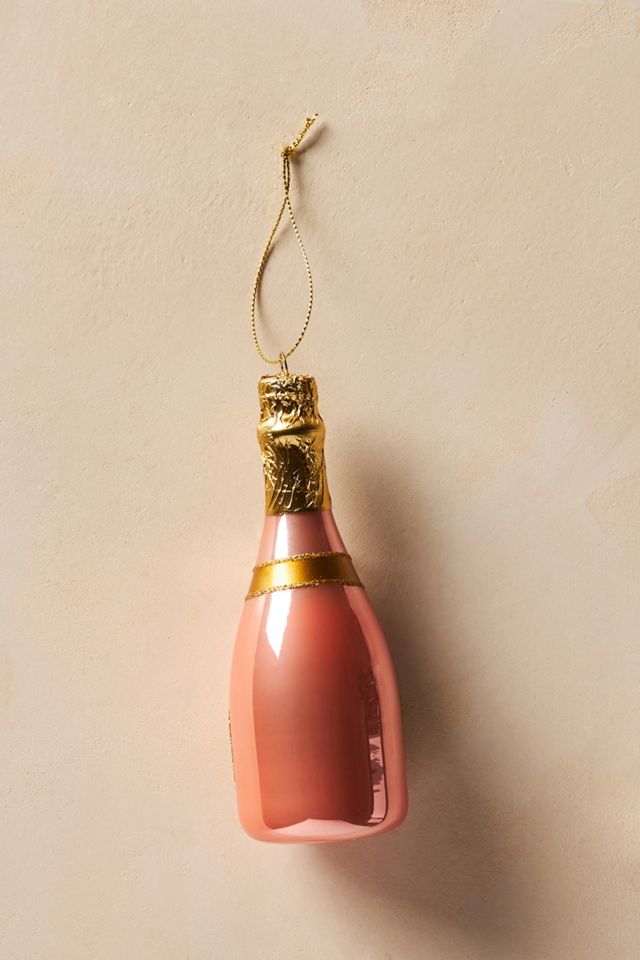 Rose Sparkling Wine Ornament #1