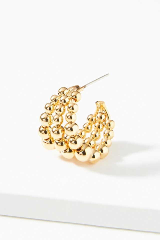 Bubbled Hoop Earrings #1