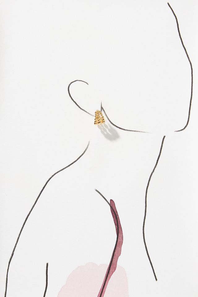 Bubbled Hoop Earrings #2