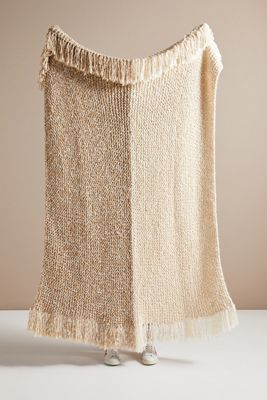 Amber Lewis for Anthropologie Amboy Knit Throw Blanket