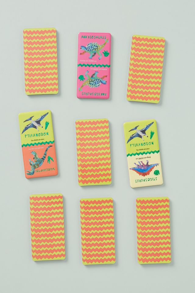 Giant Shiny Dinosaur Dominoes Set #1