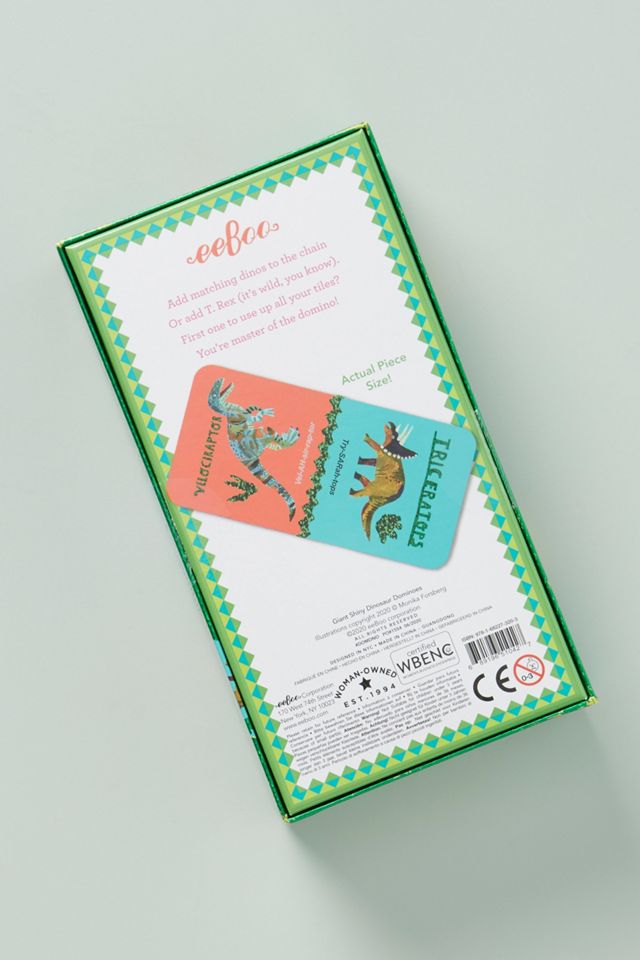 Giant Shiny Dinosaur Dominoes Set #2