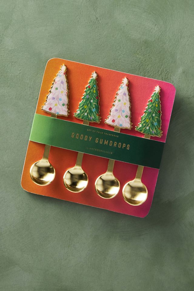 Holiday Tree Teaspoons, Set of 4 #1