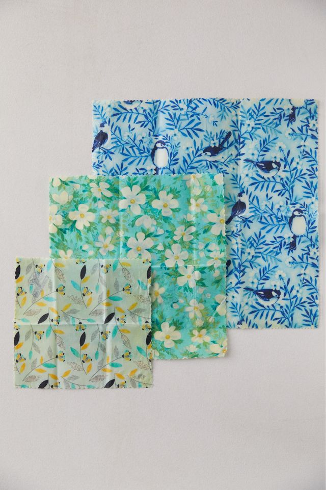 Reusable Beeswax Food Storage Wraps, Set of 3 #4