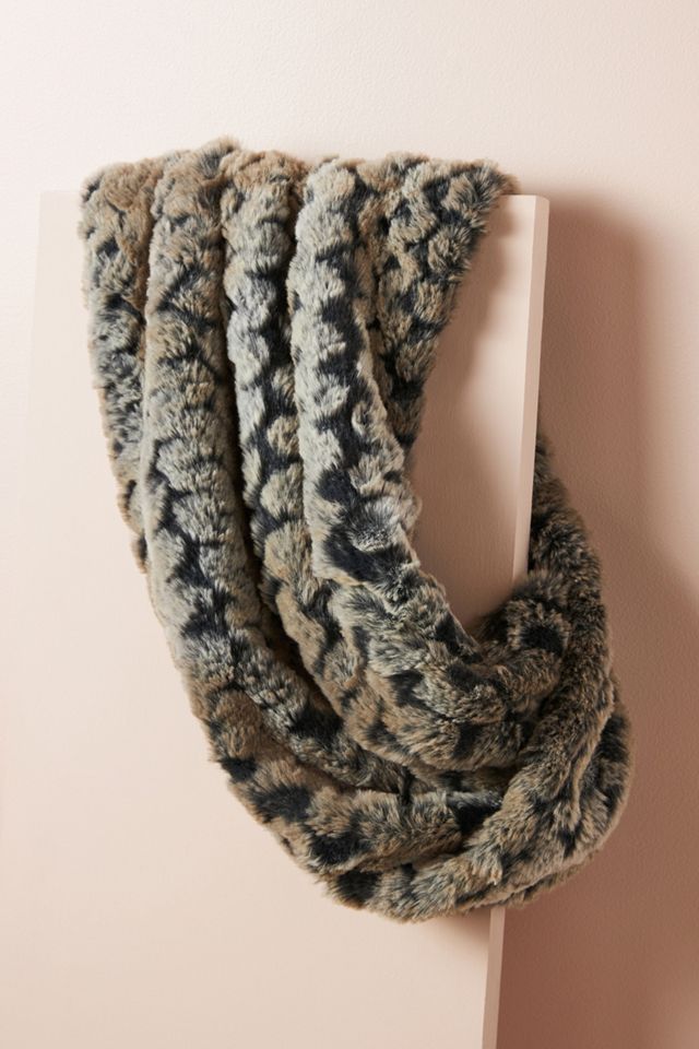 Remy Faux Fur Cowl Scarf #1