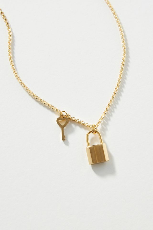 Lock + Key Necklace #1