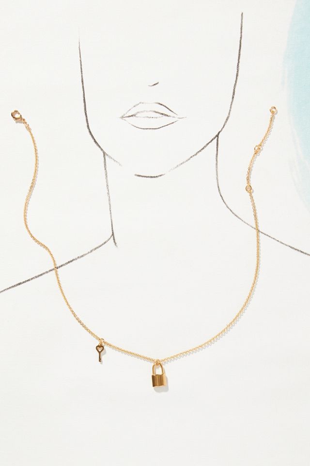 Lock + Key Necklace #2