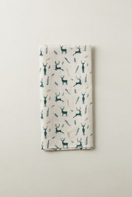 Reindeer Tea Towel