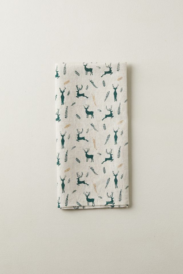 Reindeer Tea Towel
