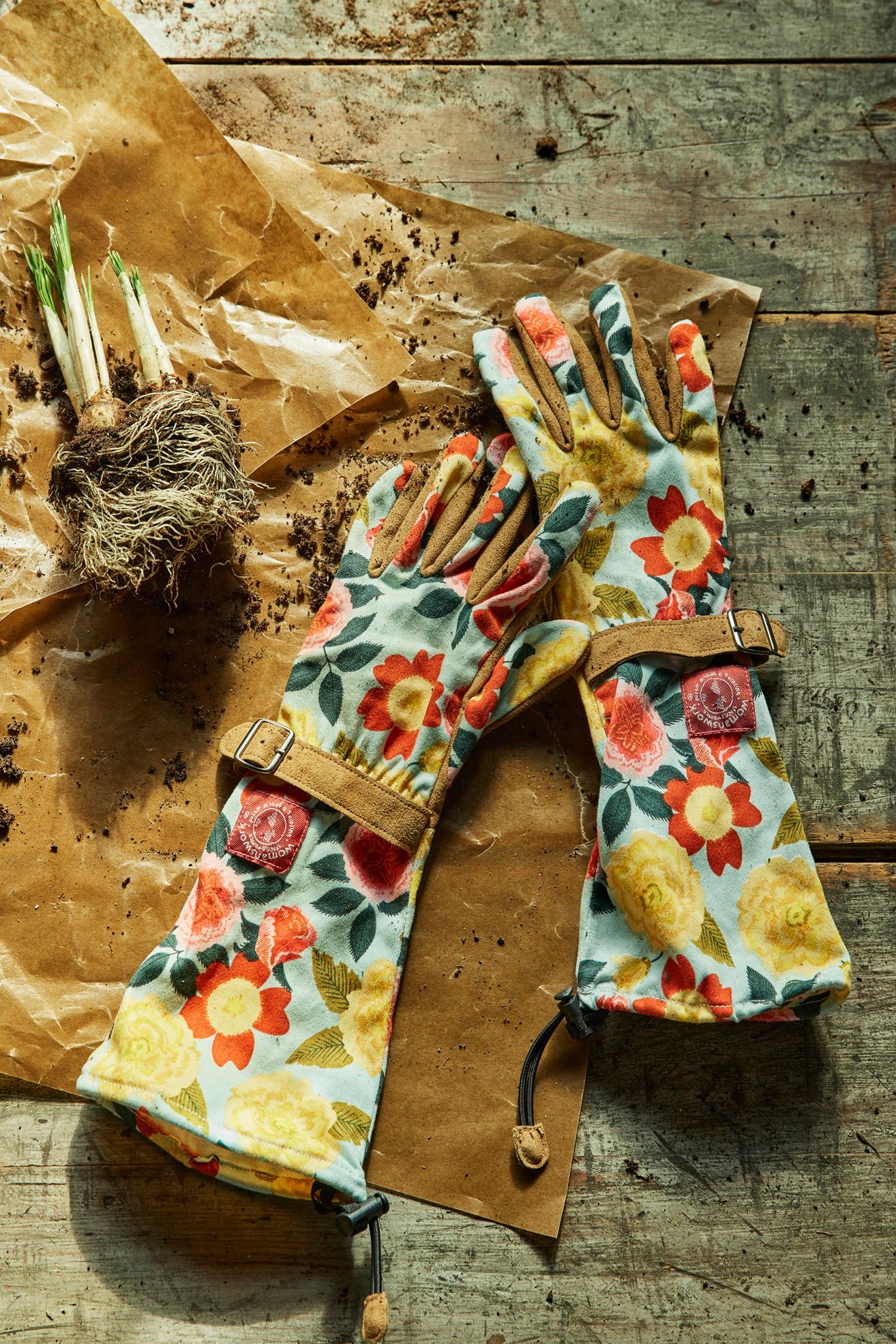 Heirloom Garden Arm Saver Gloves - Multi, S