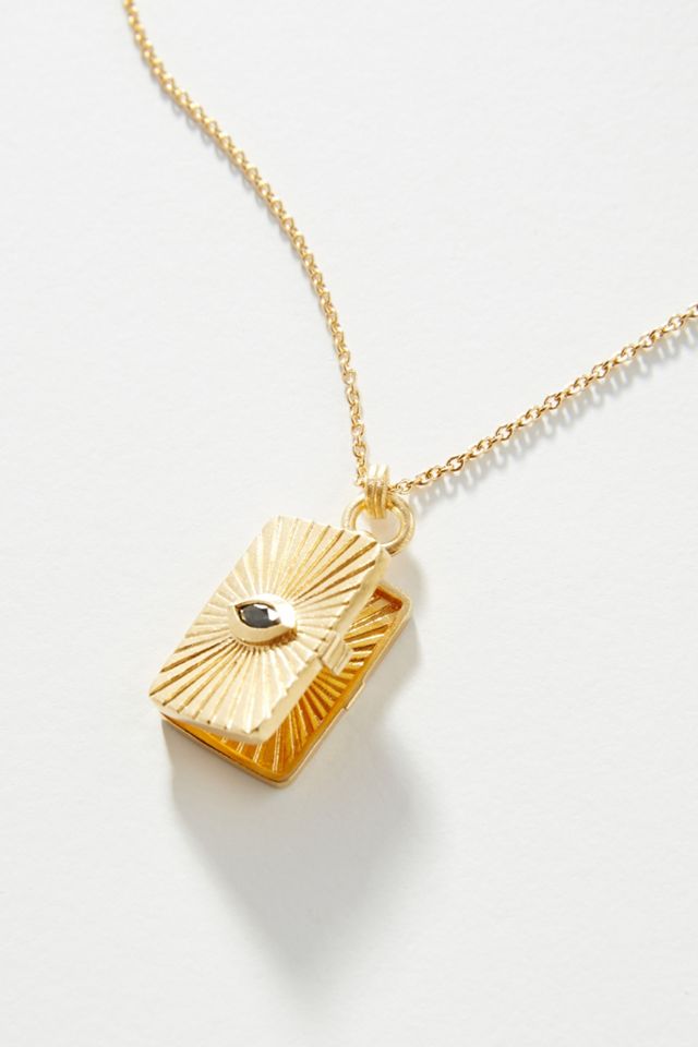 Temple of the Sun Meri Locket Necklace | Anthropologie