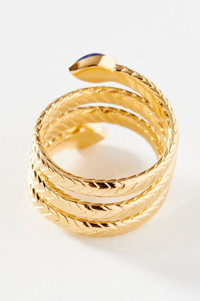 Temple of the Sun Metis Snake Ring Anthropologie