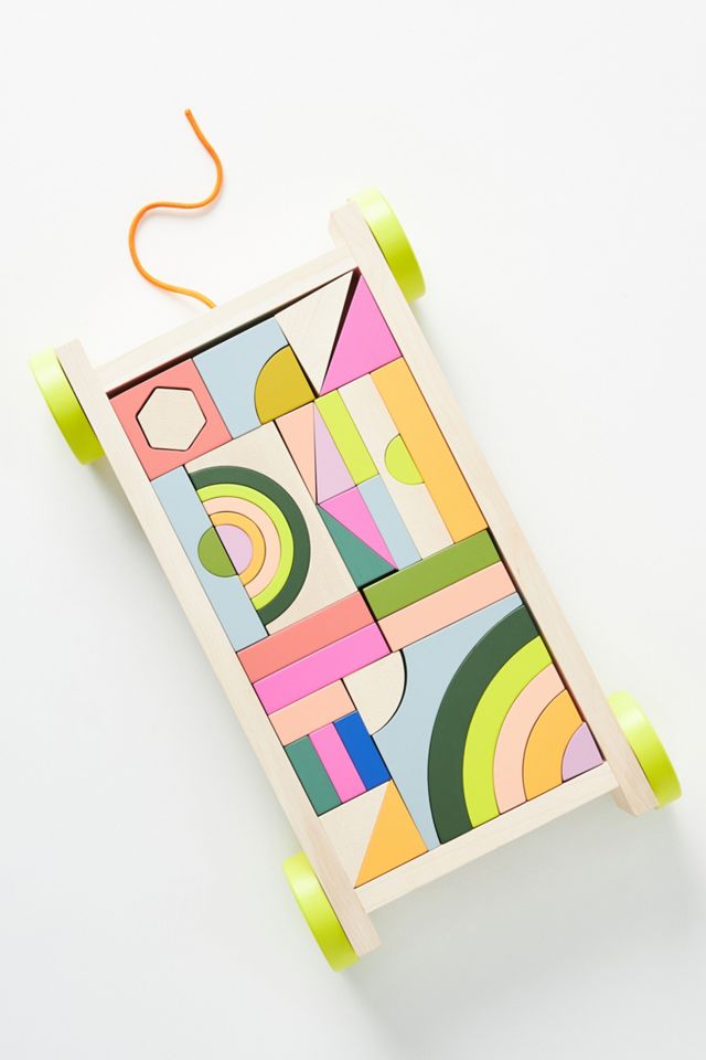 Rainbow Block Wagon #1