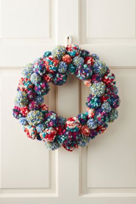 Merry Making Pom Wreath