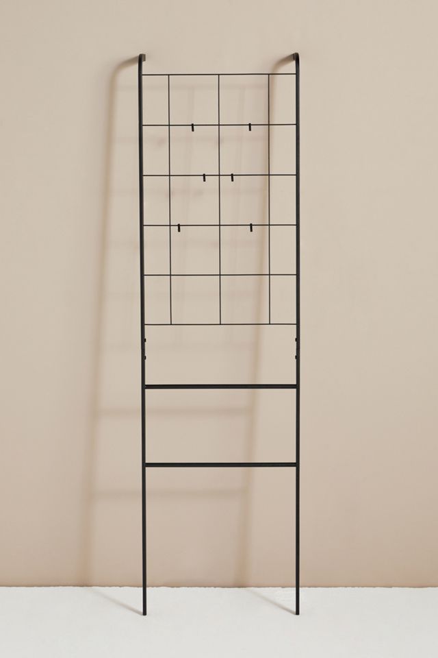 Steel Grid Leaning Storage Ladder #2
