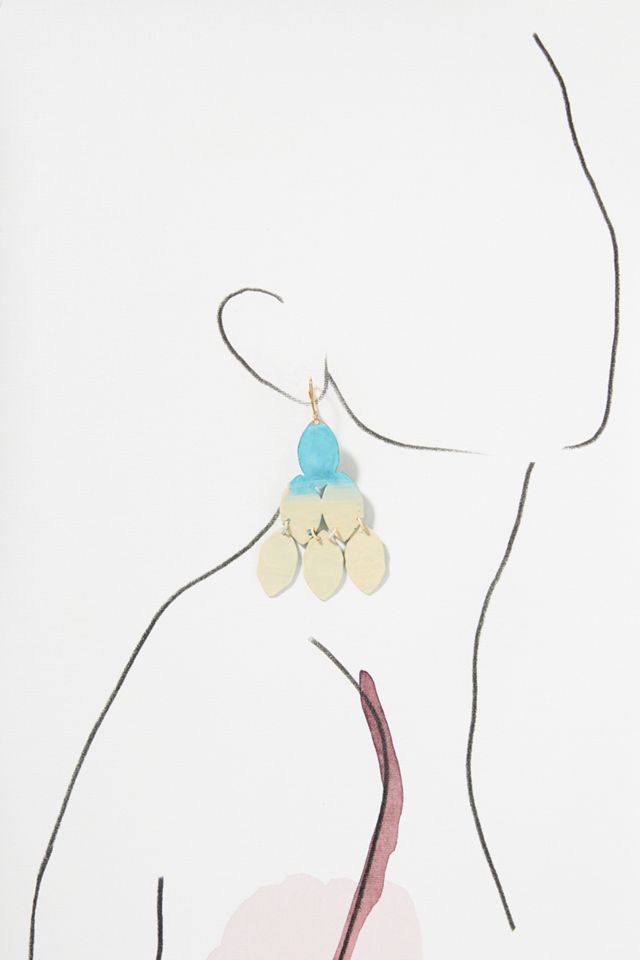 Feather Drop Earrings #3