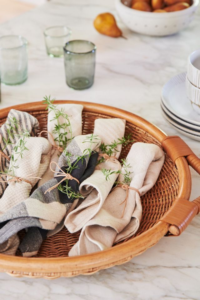 Amber Lewis for Anthropologie Wynn Wicker Tray #5