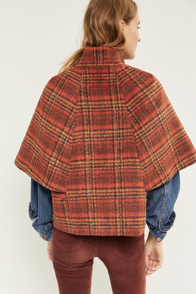 Anthropologie Madchen plaid store Pancho