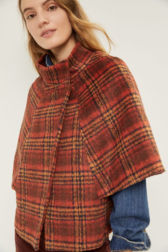 Tess Plaid Capelet #2