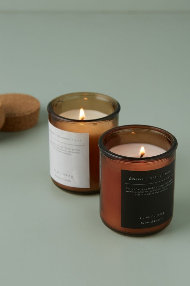 Apothecary Glass Jar Candle #1